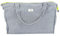 MY WANDER Bolsa Playa Grande XXL Familiar con Cremallera - Bolsa Playa Mujer de Tela - 54x41x22cm (50L) (Rayas Azul)