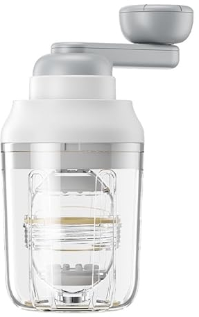 Sadodo Goldener Eiermacher,Handbuch Eigelbmischer Eigelbmixer,Golden Egg Maker Shanker,Yolk Tragbarer Goldenes Maschine Zugseil,Egg White & Yolk Mixer,Egg Scrambler,Eierschleuder für Gekochte Eier