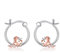 Triceratops Ohrringe Silber 925 Dinosaurier Creolen Kleine Triceratops Schmuck Dinosaurier Geschenke Damen