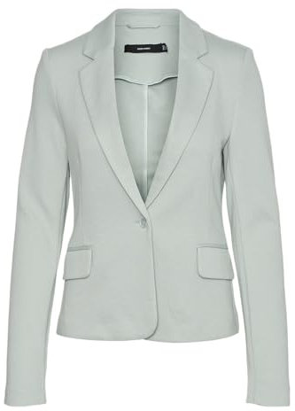 VERO MODA Women's Vmjulia Ls Blazer JRS Noos, Gray Mist, 10