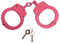Shoke - Manette vere della polizia - Manette da gioco erotico - Apertura con chiave - Realizzato in acciaio inossidabile - Include 2 chiavi - Colore: rosa