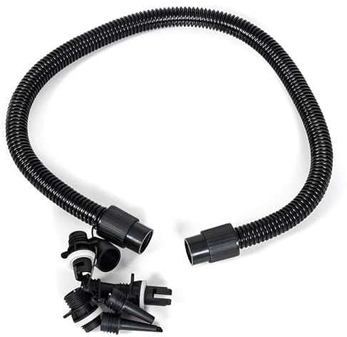 Inflatable Boat Sup Pump Adapter Kit, Air Hose and Air Pump Converter, Electric Paddle Board Pump Sup Air Pump Accessories with 7 Air Valve Nozzles for Inflatable Stand Up Paddle Board/Boat/Tent/Pool