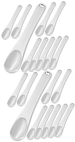 Baluue 20pcs Cosmetic Spatula Facial Masks Face Sculpting Device Spatula Spoon for Skincare