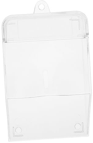 Mikikit Waterproof Cover for Doorbell Weatherproof Easy to Use for Front Company Doors