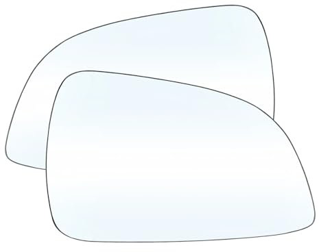 Lente de Cristal del Espejo retrovisor para Opel para Astra H 2009 2010 2011 Cristal del Espejo Retrovisor(Pair)