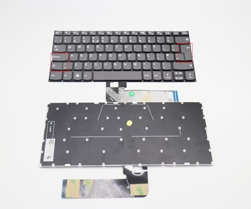 XINDIKBHUB Tastiera UK retroilluminata per Lenovo Yoga C740-14 C740-14IML FLEX-14API FLEX-14IML FLEX-14IWL