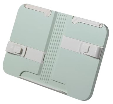 Book Stand Stand Book Holder Portable Desk Bookstand for Table for Kitchen, Study(Green)