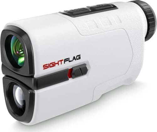 Golf-Entfernungsmesser mit Neigung, 1300 Yards Laser-Entfernungsmesser für die Jagd, 7,5-fache Vergrößerung, Fahnenmastverriegelung, Vibration, wiederaufladbarer Entfernungsmesser mit Magnet