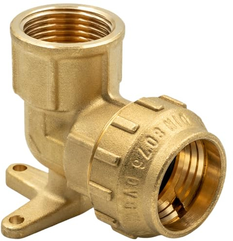 KNM Trade PE-Wandwinkel IG, Messing, DVGW-konform, Blau, 32 x 1 | Polypropylen, Wasserleitung, O-Ring, Dichtheit, UV-stabil, Fittings-Schlüssel, Vibrationssicherheit, Garten