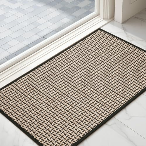 Tuocal Door Mat Non Slip Dirt Trapper Door Matts Indoor 45x75cm