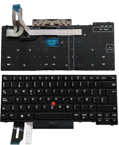SONGOZD Laptop-Teile Für Laptop-Tastaturen der Modelle T490, T495, E490, E480, T480S, L480, L380, L390, Yoga, L490, P43S, E485, E495, TP00092A, 01YP320, 01YP240(No Backlight SP)