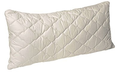 Öko Planet Bio Baumwoll-Kissen 40x80 cm, Kopfkissen aus 100% Bio Baumwolle, Bezug waschbar