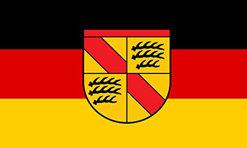 magFlags Flagge: Large Württemberg-Baden | Querformat Fahne | 1.35m² | 90x150cm » Fahne 100% Made in Germany