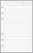 Kompakte Größe Notizen Seiten Planer Einsatz, Größe und gestanzt für Franklin Covey Compact und andere Notizbücher (10,8 x 17,1 cm)