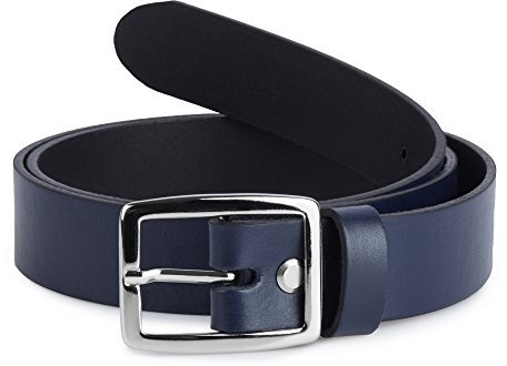 Merry Style Damen Gürtel Ledergürtel D41(Navyblau, 90 cm (Gesamtlänge 109 cm))