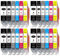 24er Pack mit Grau ersatz für Canon 570 pgbk 571 Druckerpatronen PGI-570XL CLI-571XL Hohe Kapazität für Canon Pixma MG7750 MG7751 MG7752 MG7753 TS8050 TS8051 TS8052 TS8053 TS9050 TS9055