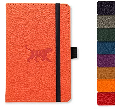 Dingbats* - Tierwelt Kleines Notizbuch A6 Liniert - Hardcover PU Leder Journal für Arbeit, Reisen - Elastischer Verschluss, Stifthalter, Lesezeichen