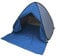 YBK Tech Automatic Pop Up Beach Tent UV Protection Instant Portable Quick Cabana Sun Shelter for 2-3 Persons- Stripe Design (Dark Blue)
