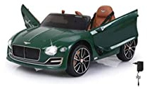 JAMARA 460333 - Ride-on Bentley EXP12 12V - 2-Gang, leistungsstarker Antriebsmotor und Akku für Lange Fahrzeit, Ultra-Grip Gummiring am Rad, AUX- und USB-Anschluss, LED-Scheinwerfer