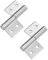 sourcing map 2inch Long Steel Small Slip Joint Flag Hinge - Lift Off Left Handed Lid Door 2pcs