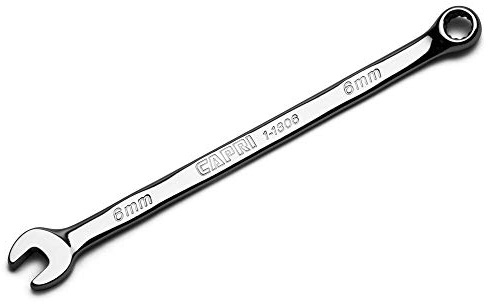 Capri Tools SmartKrome Combination Wrench, 12 Point, Metric (6 mm)