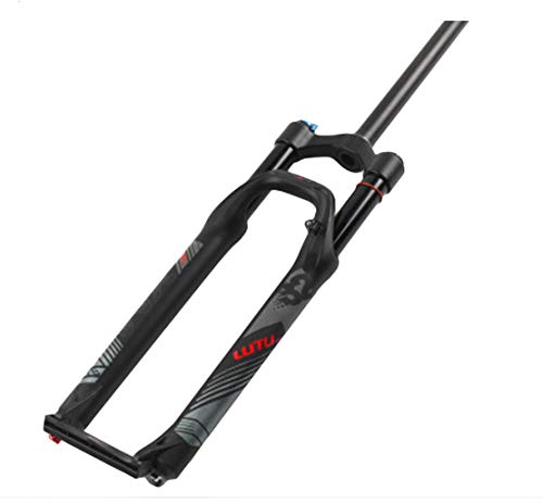 HIOD MTB Forks Bike Fork Bicycle Suspension Shock Pump Shoulder Control Damping Rebound Adjustment Mountain Bike Fork,Black-B,27.5-inch