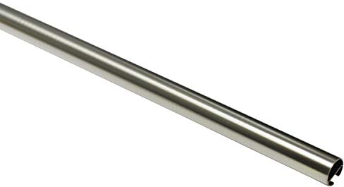 Gardinenstange mit Innenlauf I Ø 20 mm edelstahl-optik 160