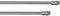 Klemmstange FLEX ausdrehbar/ausziehbar TELESKOP mit Saugknopf zum klemmen - ohne zu schrauben und bohren für Fenster und Türen (edelstahl-optik, 110-130 cm)