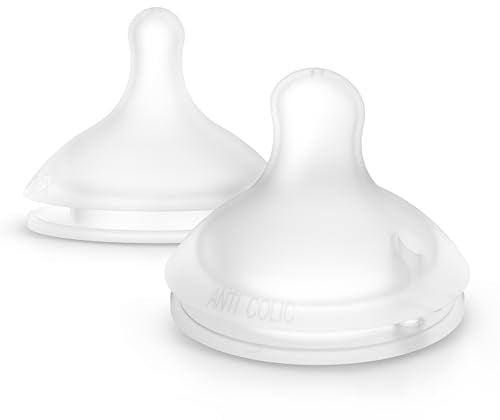Suavinex, SX Pro Physiologische Sauger, 2 Stück, aus Silikon, dichter Fluss für Papier, 6 Monate, mit Anti-Kolik-System, 2 Stück
