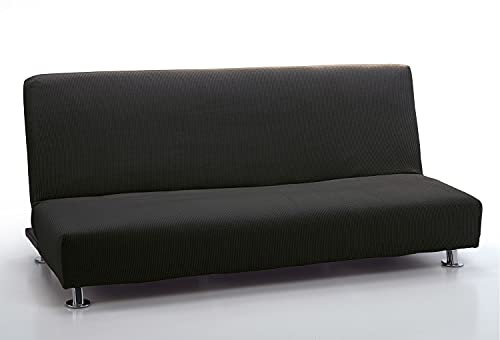 Maxifundas – Sofabezug für Bett, 3-Sitzer, Strada, Schwarz, 4 Plätze
