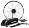 SHIMOST 26 Zoll E-Bike Umbausatz Conversion Kit 36V350W Heckmotor mit 36V13Ah Li-ion Batterie für Hinterrad 6-9 Gang Schraubkranz Schraubritzel, Integrierte Controller, LCD Anzeige, PAS Sensor