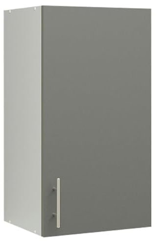 JD Greta 400mm Kitchen Wall Cabinet with Door – Wall Unit – Grey Matt – Modern Storage Cupboard