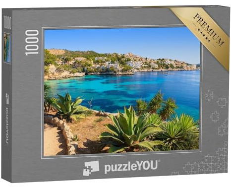 puzzleYOU: Puzzle 1000 Teile „Azurblaues Wasser bei Cala Fornells, Mallorca, Spanien“ – aus der Puzzle-Kollektion Spanien