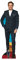 STAR CUTOUTS CS938 Sam Heughan Lebensgroßer Aufsteller mit 1 x Mini-Karton-Ausschnitt