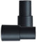 2er Set Universal Anschluss Adapter 35 / 32 mm für Staubsauger Bodendüse | Adapteranschluss in schwarz | Universeller Reduzierstück für Staubsaugerdüse | Saugrohr - Zubehöradapter | Länge - 73,2mm