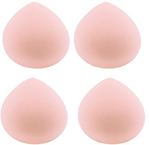 Karjiaja 4PCS Marshmallow Sponge Makeup Set Pink Makeup Sponges Latex Free Sponges Beauty Blenders Makeup Foundation Sponge Ultra Soft Makeup Sponge for Foundation, Creams and Powders