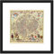 Artery8 Karte Rossingol 1576 Paris Stadtplan Bild Gerahmter Kunstdruck 20x20 cm