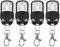 4pcs Universal Cloning Wireless Remote Control Key Fob for Car Garage Door Gate 433.92mhz for gate remote
