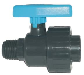 LionFlex PVC Kugelhahn Uniblock | Innengewinde x Außengewinde | Pool Schwimmbad Schwimmbecken Teich (2)