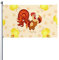 Huhn Küken Flagge, Farbdruck Dekorationen Flaggen, Banner für drinnen und draußen, Garten, Zuhause, Veranda, Willkommensfotografie, 90 x 150 cm