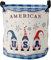 Aufbewahrungskorb Independence Usa Zwerge Star Stripe Buffalo Plaid Groß Faltbare Wäschesammler Mit Griff Wäschesack 34X42Cm Für Schlafzimmer Wäsche Spielzeug