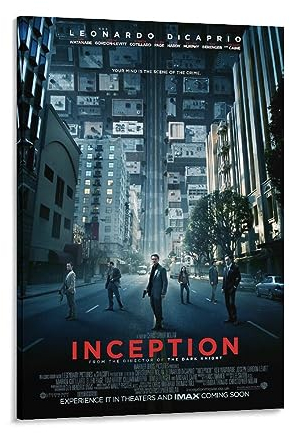 Inception Filmposter (12) Bild Druck Leinwand Poster Wandfarbe Kunst Poster Dekor Moderne Heimkunstwerke 40 x 60 cm