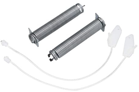 DEKAROX Reparatursatz Federn Set Farbcode schwarz mit Seilzug für Bosch Siemens 754869 00754869 für Geschirrspüler Spülmaschine wie iQ300 Avantixx Logixx Extraklasse SuperSilence StudioLine