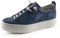 Paul Green Damen SUPER Soft Pauls, Frauen Low-Top Sneaker,Laufschuhe,schnürschuhe,schnürer,Plateausohle,Halbschuhe,Blau Metallic (MET.Space),40.5 EU / 7 UK