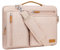 MOSISO 360 Schützend Laptop Schultertasche,15-15,6 Zoll Laptoptasche Kompatibel mit MacBook Pro 16,HP,Dell,Lenovo,Asus Notebook,Seite Offen Tasche mit 4 Reißverschluss Taschen&Griff,Khaki