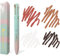 MKNZOME 4 in 1 Makeup Pen, Highlighter Stick, Eyeliner Stift, Makeup Lip Liner, Eyebrow Pencil, Augen Make-up, Wasserfest, Hochpigmentierter, Langanhaltendes, Multifunktional, 1 Stück