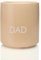 Tasse en Céramique Beige Sans Anse Dad – Gobelet Design Minimaliste – Cadeau Sympa pour Papa – 250 ml