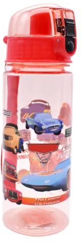 ADQPPUHR 550ml Lightning Racing Water Bottle with Straw– BPA Free - Cute Sports Bottle, Kawaii Drinking Large Capacity Reusable Leak Proof Drink for School Nursery Sports Picnic