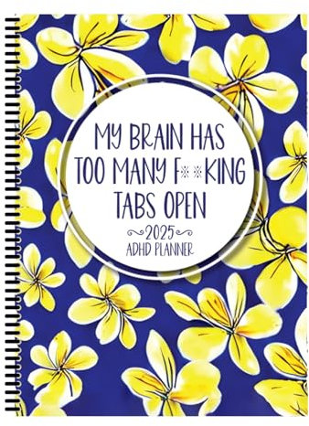 2025 Funny Adult Daily ADHD Planner, The Anti-Planner Notebook, The Anti-planner Journal, ADHD Daily Planner To Beat Procrastination, Burnout Stress & Anxietys Relief