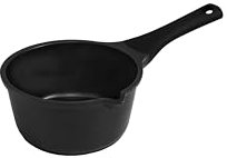 CASSERUOLA EVO 1 MANICO CM 16 Pintinox, padellino ad un manico alluminio antiaderente nero diametro 16 cm, adatto a tutti i piani cottura